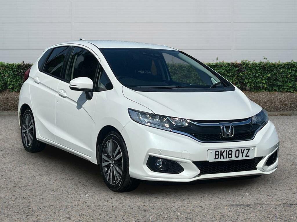 Honda Jazz 1.3 I-vtec Ex Navi Hatchback Cvt Euro 6 BK18OYZ White