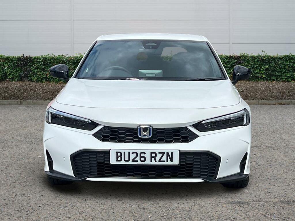 Honda Civic 2.0 H I-mmd Sport Hatchback Hybrid Ecvt BU26RZN White #6