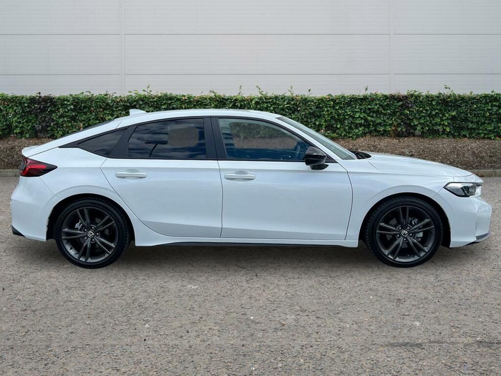Honda Civic 2.0 H I-mmd Sport Hatchback Hybrid Ecvt BU26RZN White #5