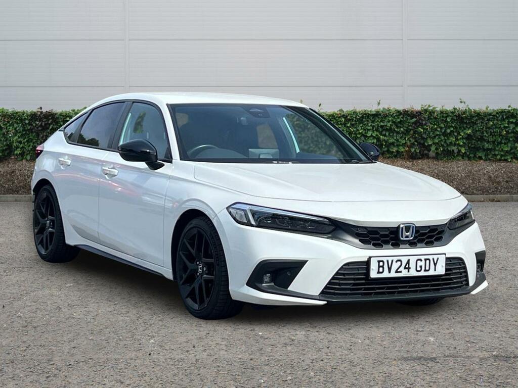 Honda Civic 2.0 H I-mmd Sport Hatchback Hybrid Ecvt White