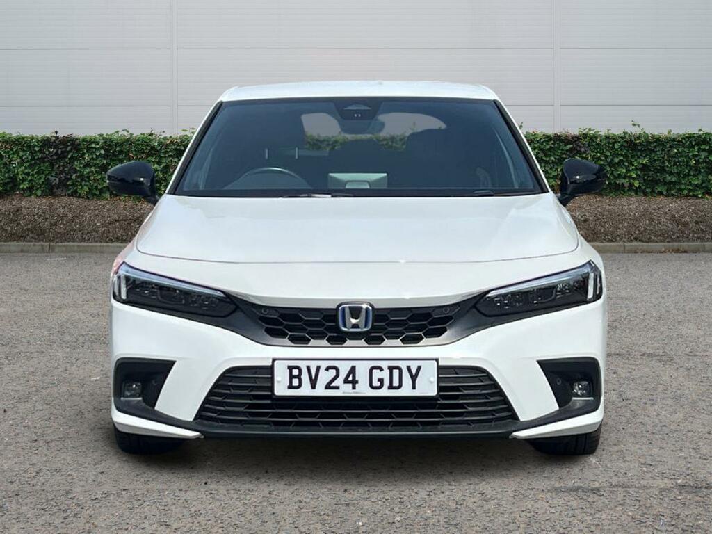 Honda Civic 2.0 H I-mmd Sport Hatchback Hybrid Ecvt White #6