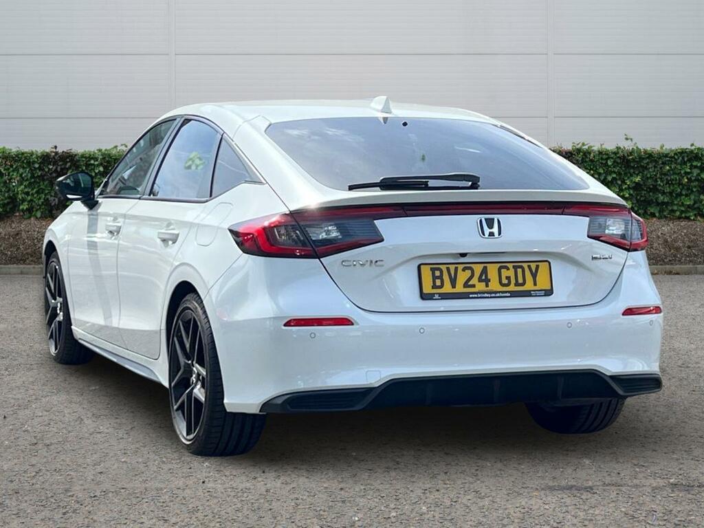 Honda Civic 2.0 H I-mmd Sport Hatchback Hybrid Ecvt White #3