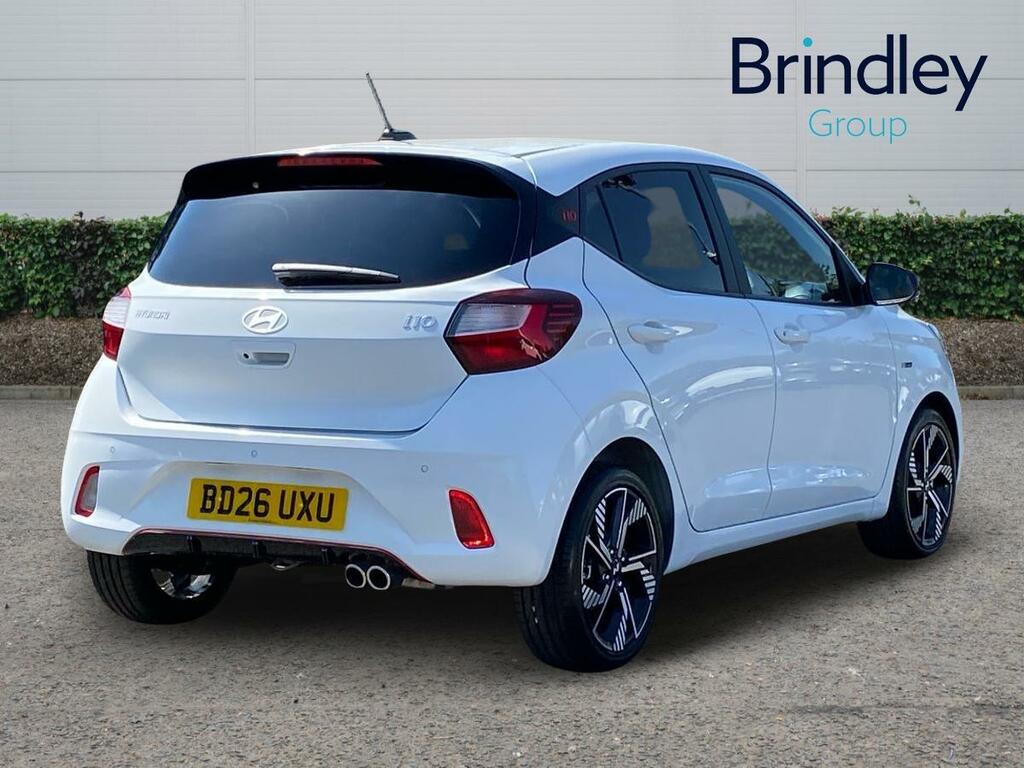 Hyundai I10 1.0 T-gdi N Line Hatchback Euro White #4