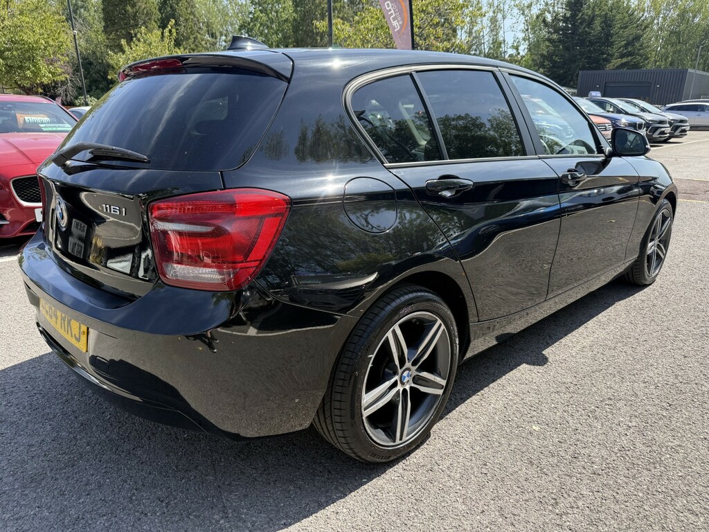 BMW 1 Series 1.6 116I Sport Ulez DE64RKJ Black #6