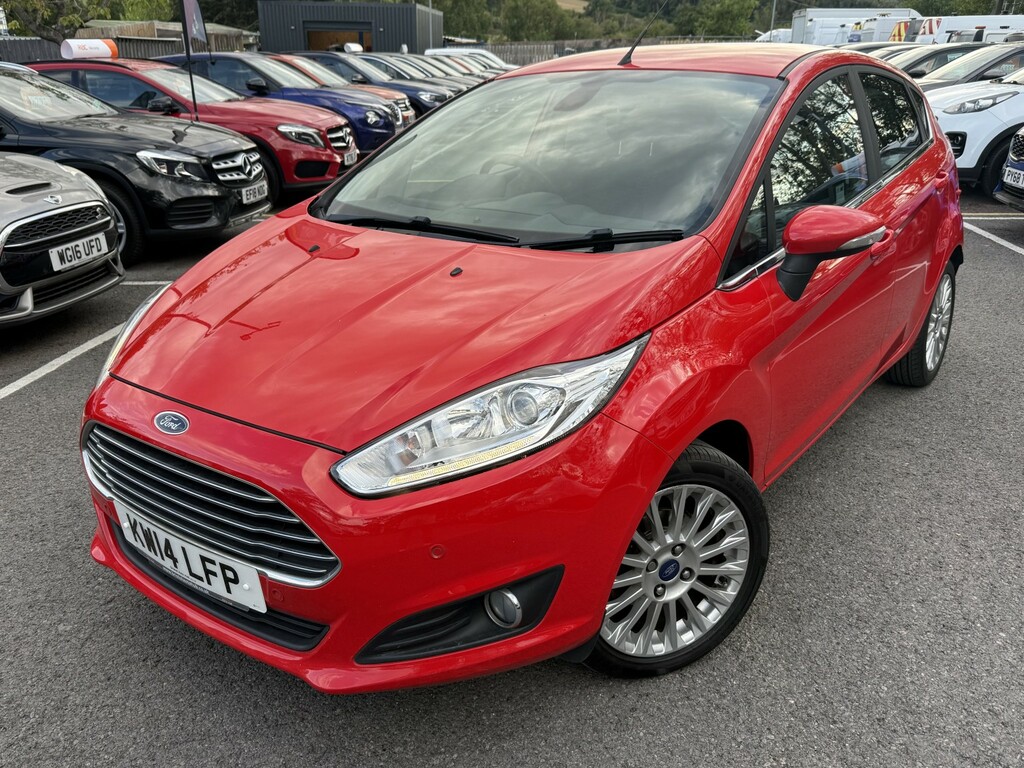 Ford Fiesta 1.0 T Ecoboost Titanium Ulez KW14LFP Red #4