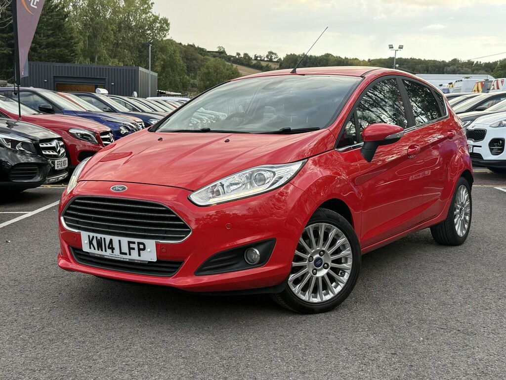 Ford Fiesta 1.0 T Ecoboost Titanium Ulez KW14LFP Red #2