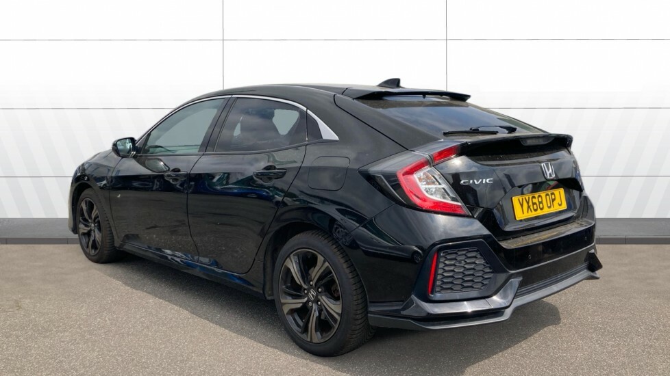 Honda Civic Sr Black #2