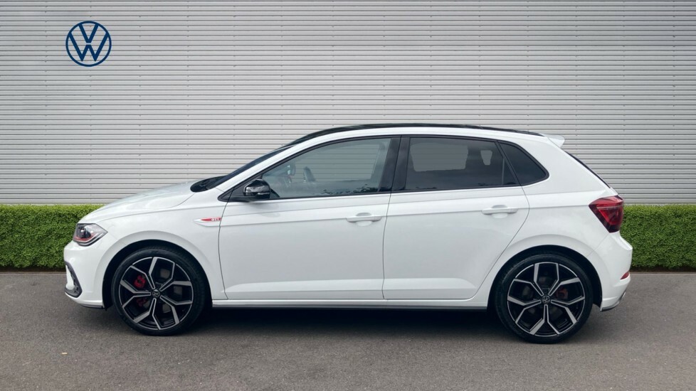 Volkswagen Polo Gti White #4