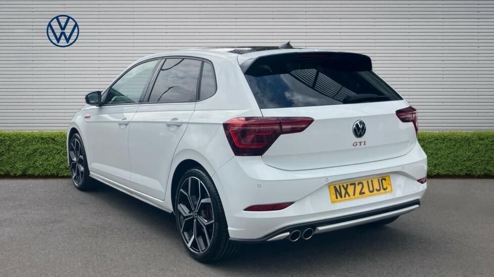 Volkswagen Polo Gti White #3