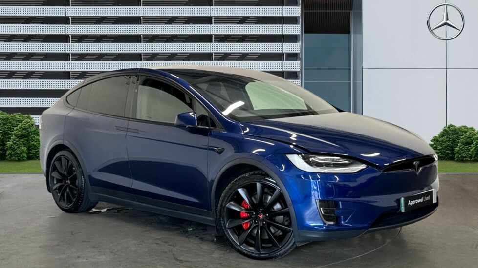 Tesla Model X Performance Ludicrous Blue