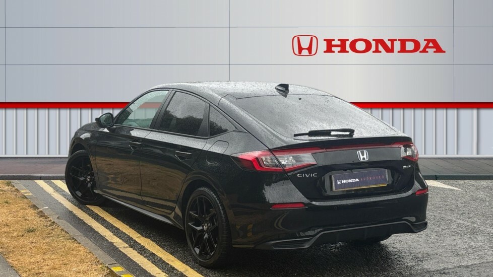 Honda Civic 2.0 I-mmd 184Ps Advance Hybrid Ecvt Red #3