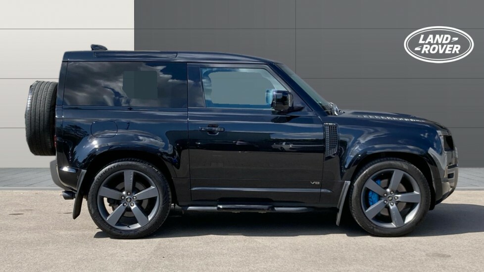 Land Rover Defender 90 V8 Black #5
