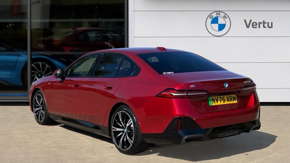 BMW i5 M Sport Red #2
