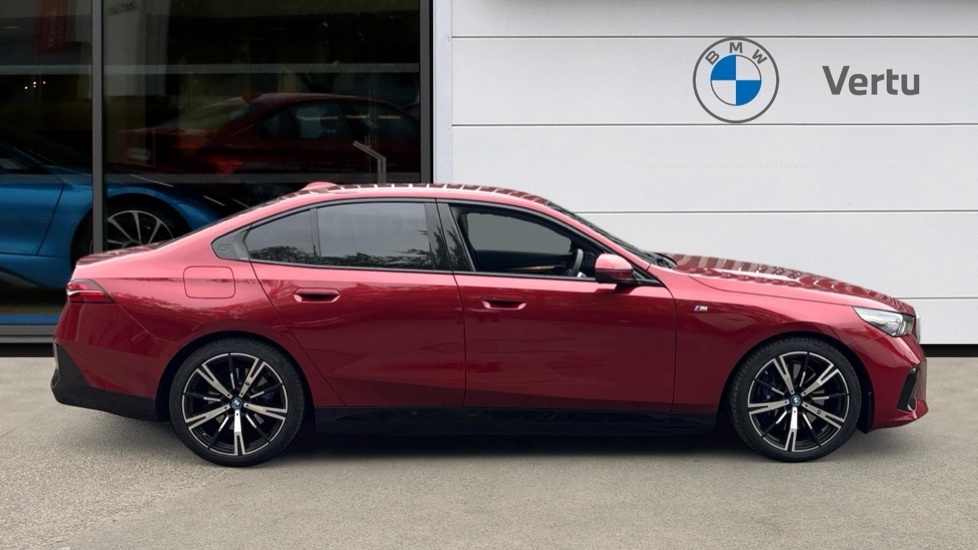 BMW i5 M Sport Red #3