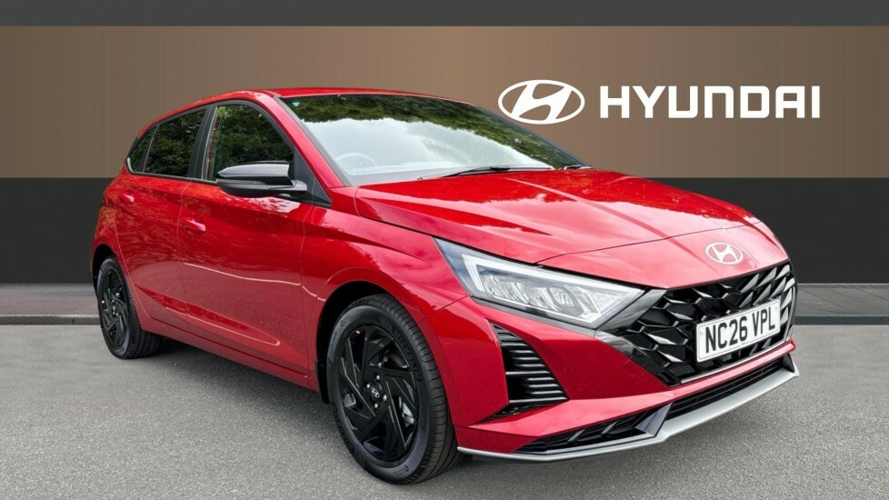 Hyundai I20 Black Line Red