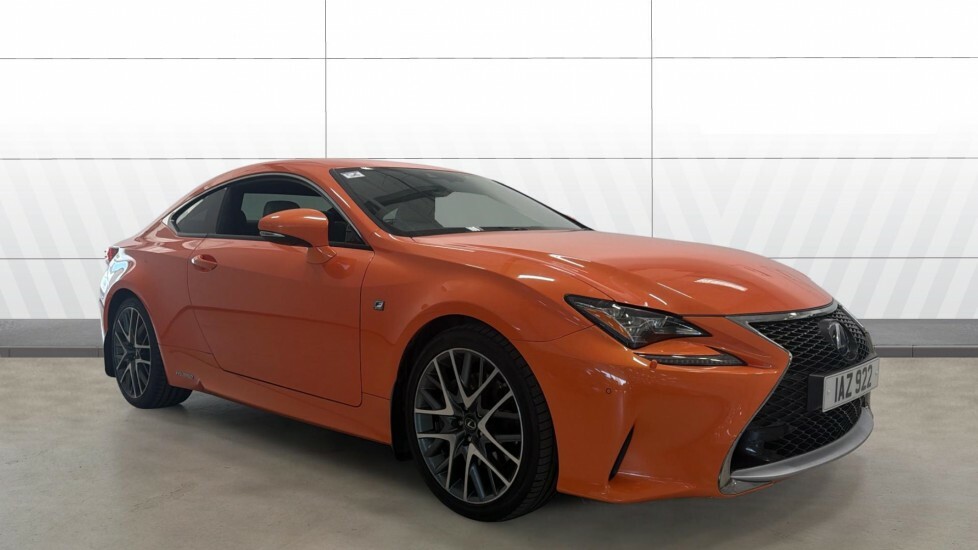 Lexus RC F-sport Orange