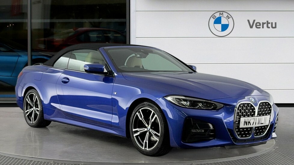 BMW 4 Series 2.0 430I M Sport Convertible Euro Blue #1