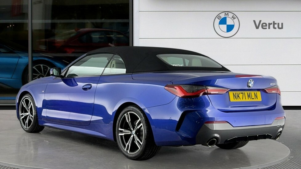BMW 4 Series 2.0 430I M Sport Convertible Euro Blue #2
