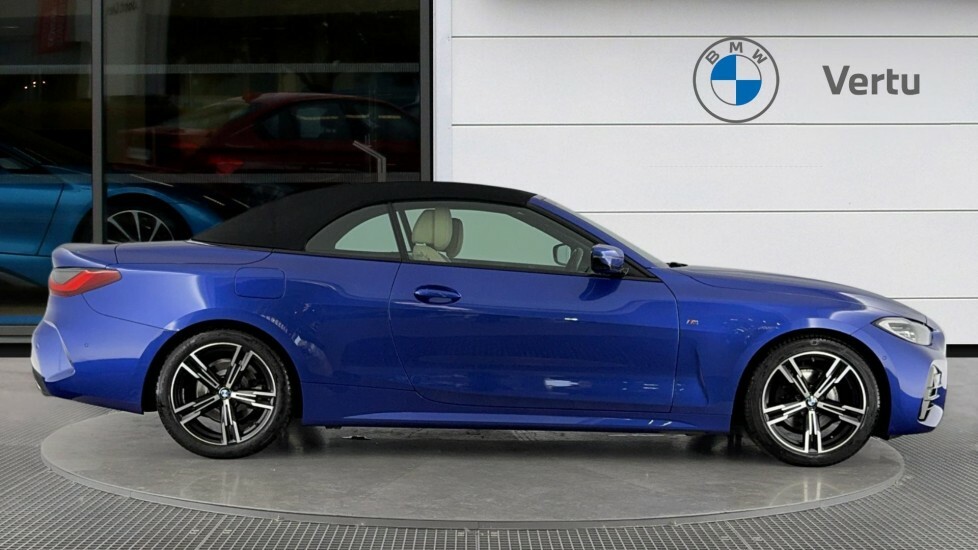 BMW 4 Series 2.0 430I M Sport Convertible Euro Blue #3