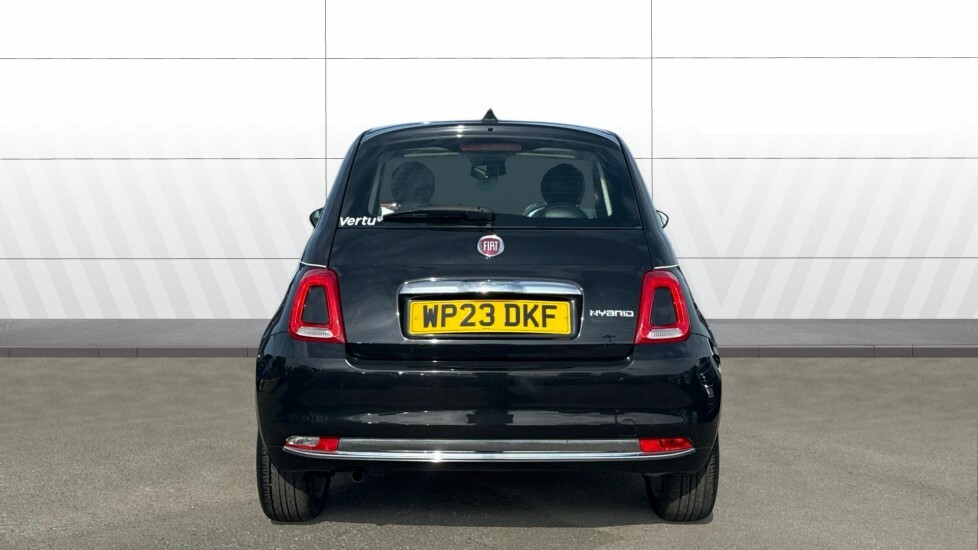 Fiat 500 Hatchback Black #6