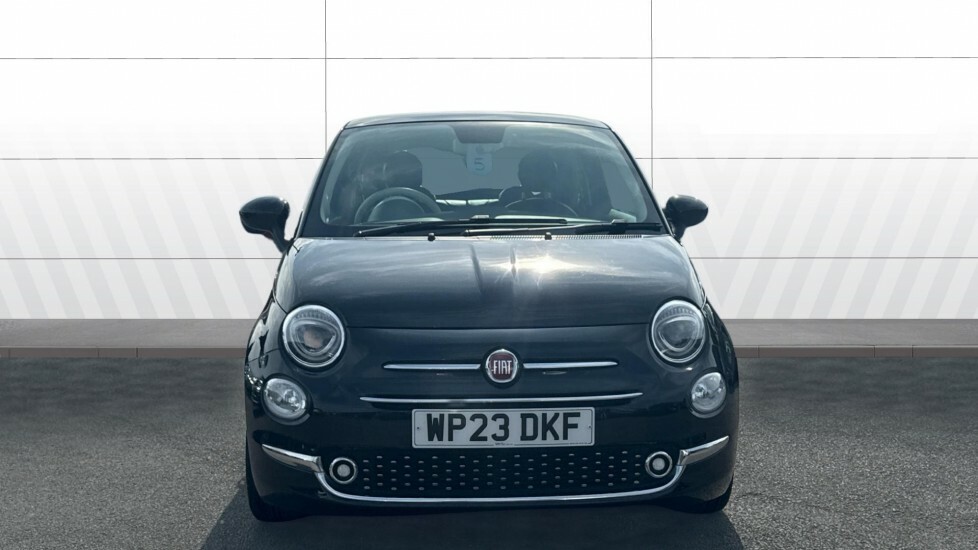 Fiat 500 Hatchback Black #3