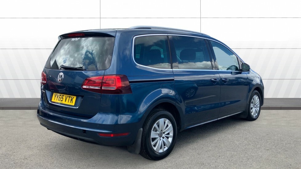 Volkswagen Sharan Se YY65VTK Blue #2