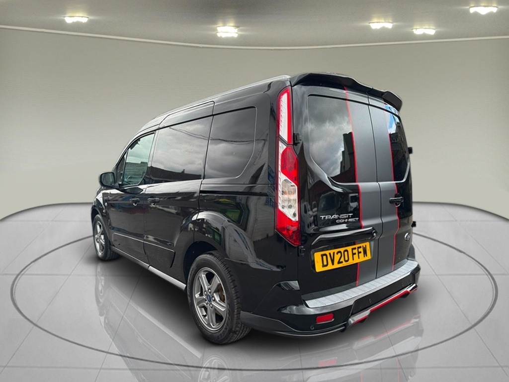 Ford Transit Connect 1.5 200 Ecoblue Sport Panel Van Black #2