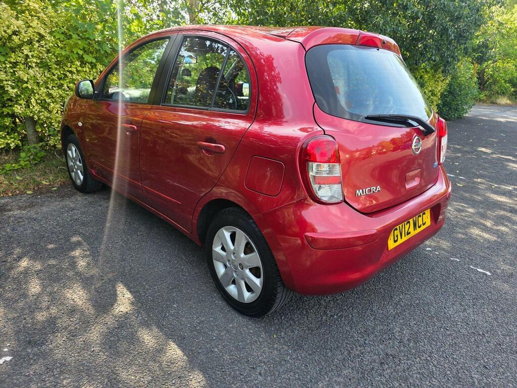 Nissan Micra 1.2 12V Acenta Euro 5 Red #4