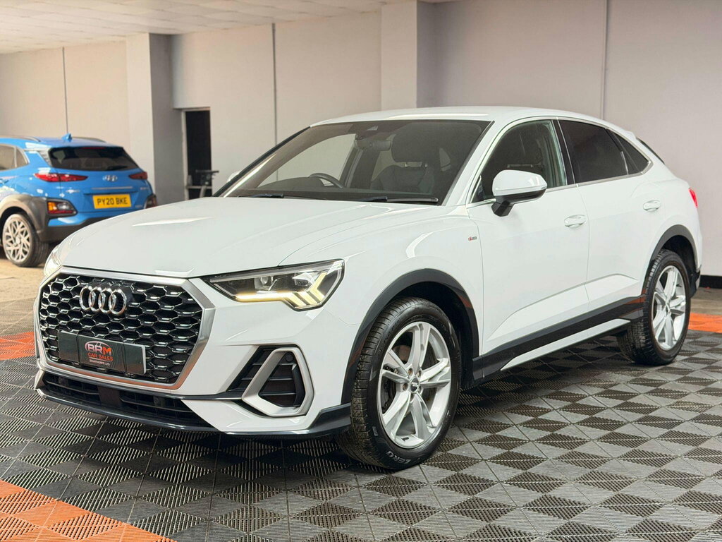 Audi Q3 2.0 Tdi 35 S Line Sportback S Tronic Euro 6 Ss White #3