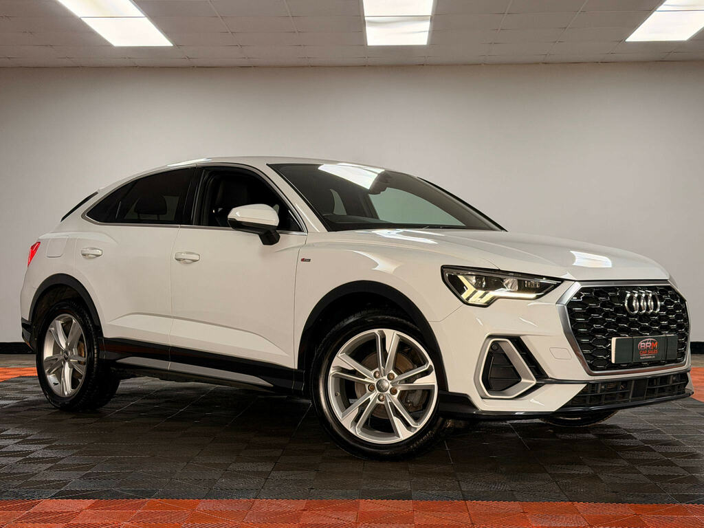 Audi Q3 2.0 Tdi 35 S Line Sportback S Tronic Euro 6 Ss White