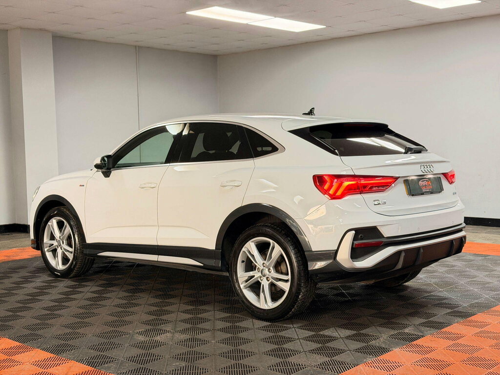 Audi Q3 2.0 Tdi 35 S Line Sportback S Tronic Euro 6 Ss White #4