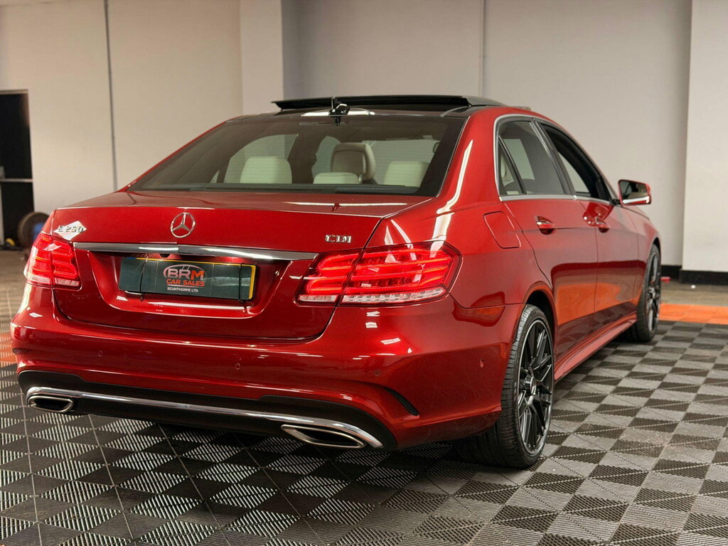 Mercedes-Benz E Class 2.1 E250 Cdi Amg Line G-tronic Euro 5 Ss Red #4