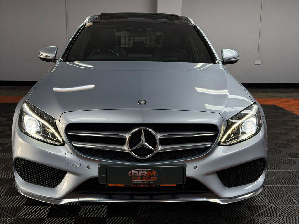 Mercedes-Benz C Class 2.1 C250d Amg Line Premium Plus Estate Diese Silver #2