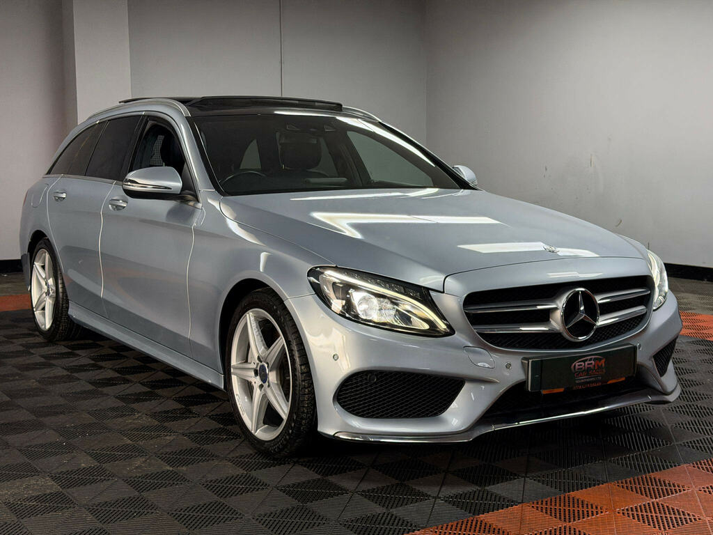Mercedes-Benz C Class 2.1 C250d Amg Line Premium Plus Estate Diese Silver #5