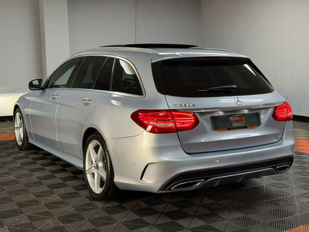 Mercedes-Benz C Class 2.1 C250d Amg Line Premium Plus Estate Diese Silver #4