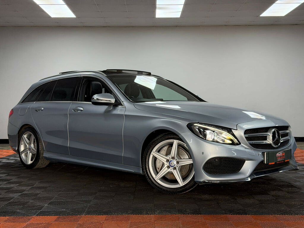 Mercedes-Benz C Class 2.1 C250d Amg Line Premium Plus Estate Diese Silver