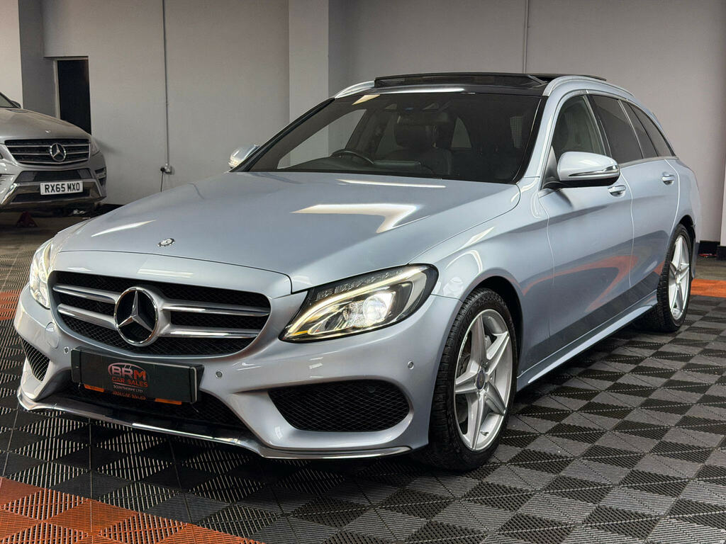 Mercedes-Benz C Class 2.1 C250d Amg Line Premium Plus Estate Diese Silver #3
