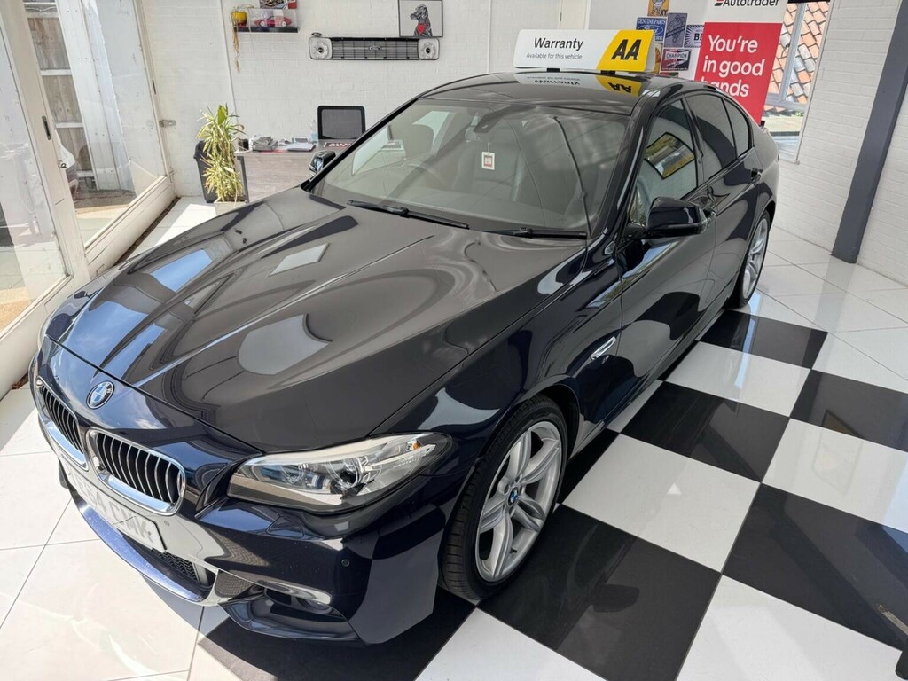 BMW 5 Series 2.0 520D M Sport Euro 6 Ss Black #5