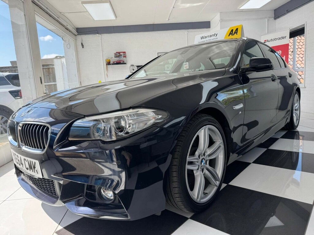 BMW 5 Series 2.0 520D M Sport Euro 6 Ss Black #3