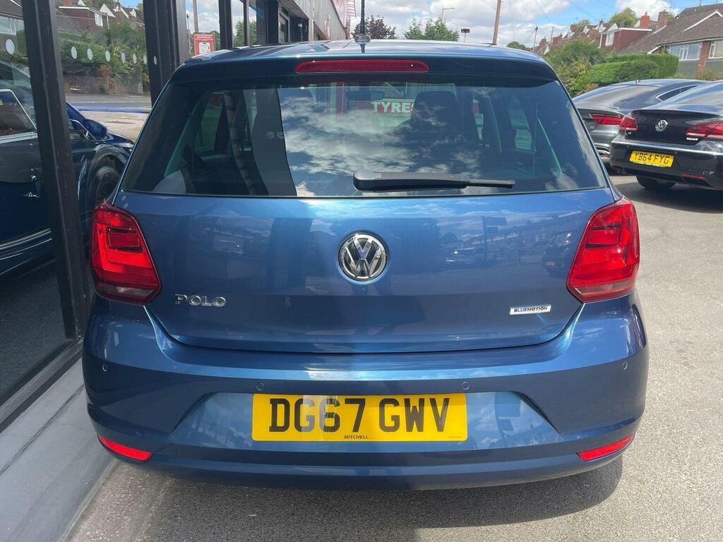 Volkswagen Polo Hatchback 1.0 Match Edition Euro 6 Ss 2017 Blue #5