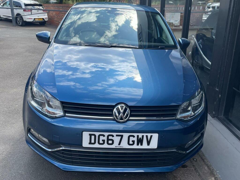 Volkswagen Polo Hatchback 1.0 Match Edition Euro 6 Ss 2017 Blue #3