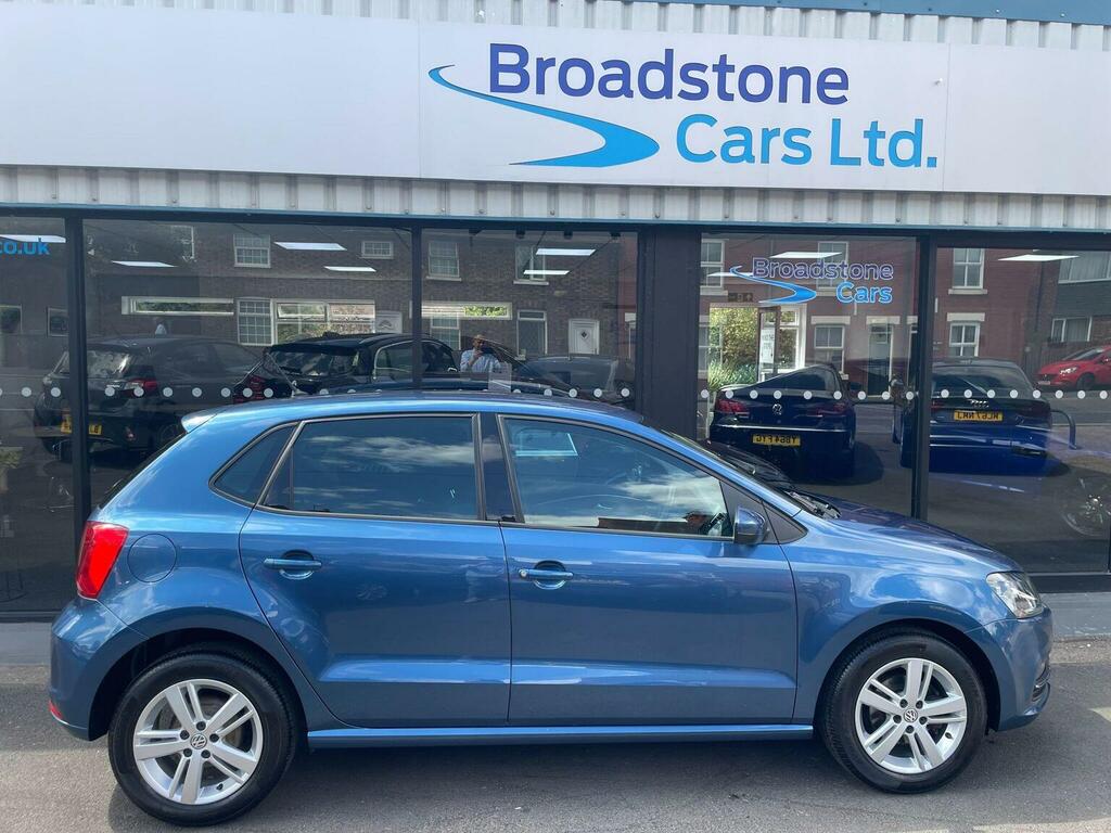 Volkswagen Polo Hatchback 1.0 Match Edition Euro 6 Ss 2017 Blue #4
