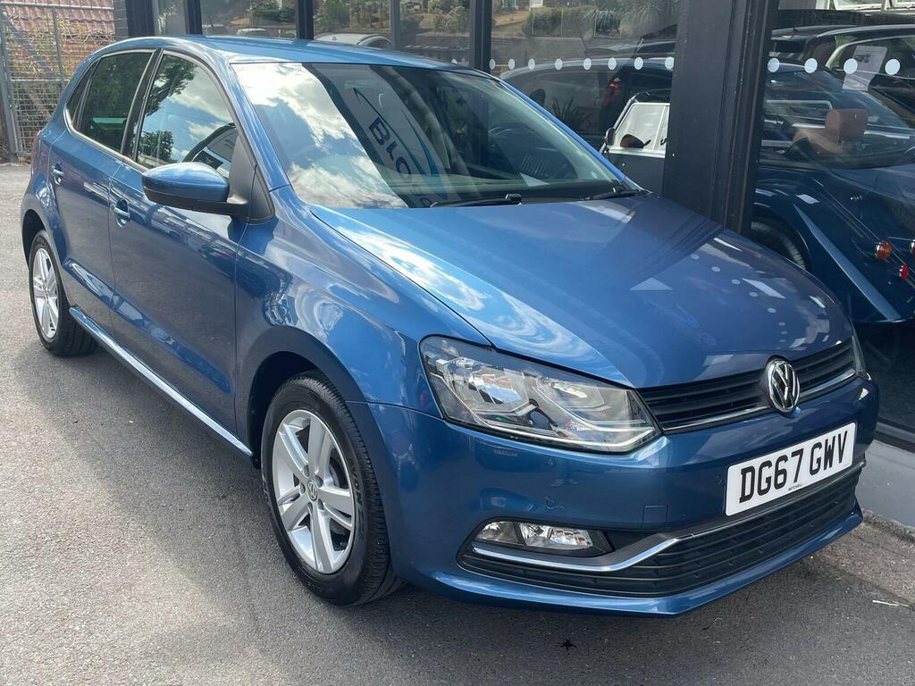 Volkswagen Polo Hatchback 1.0 Match Edition Euro 6 Ss 2017 Blue
