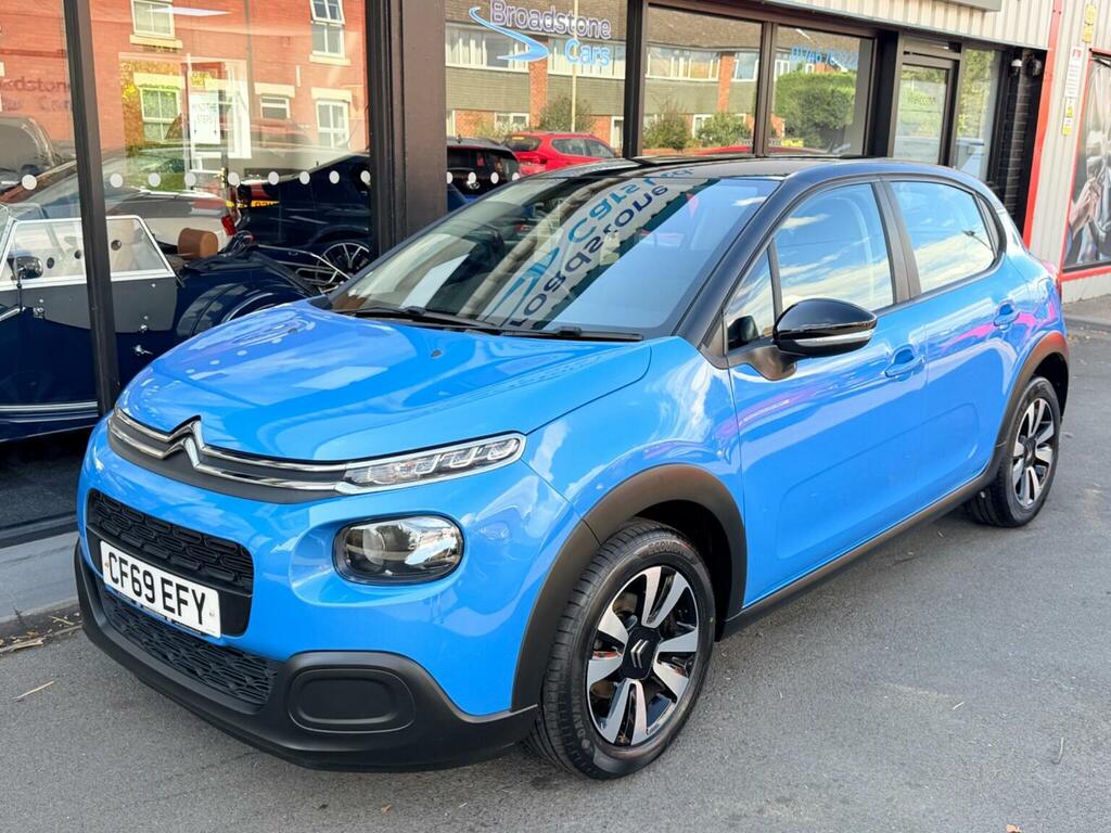 Citroen C3 Hatchback 1.2 Puretech Feel Euro 6 Ss 2020 Blue #2