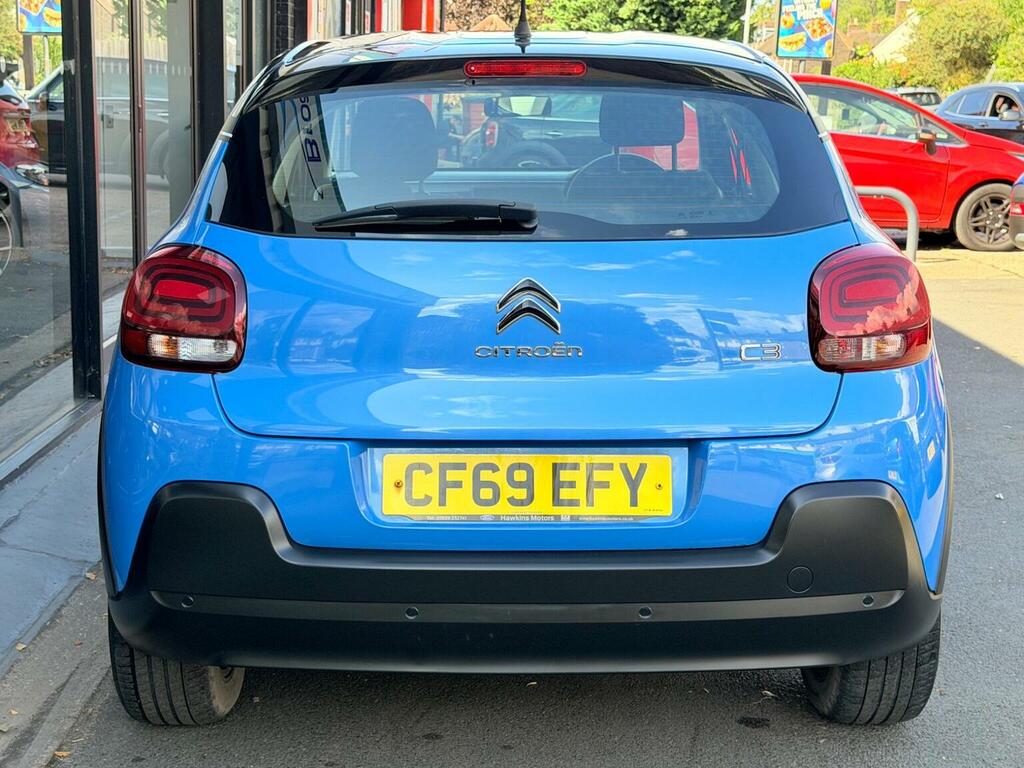 Citroen C3 Hatchback 1.2 Puretech Feel Euro 6 Ss 2020 Blue #4