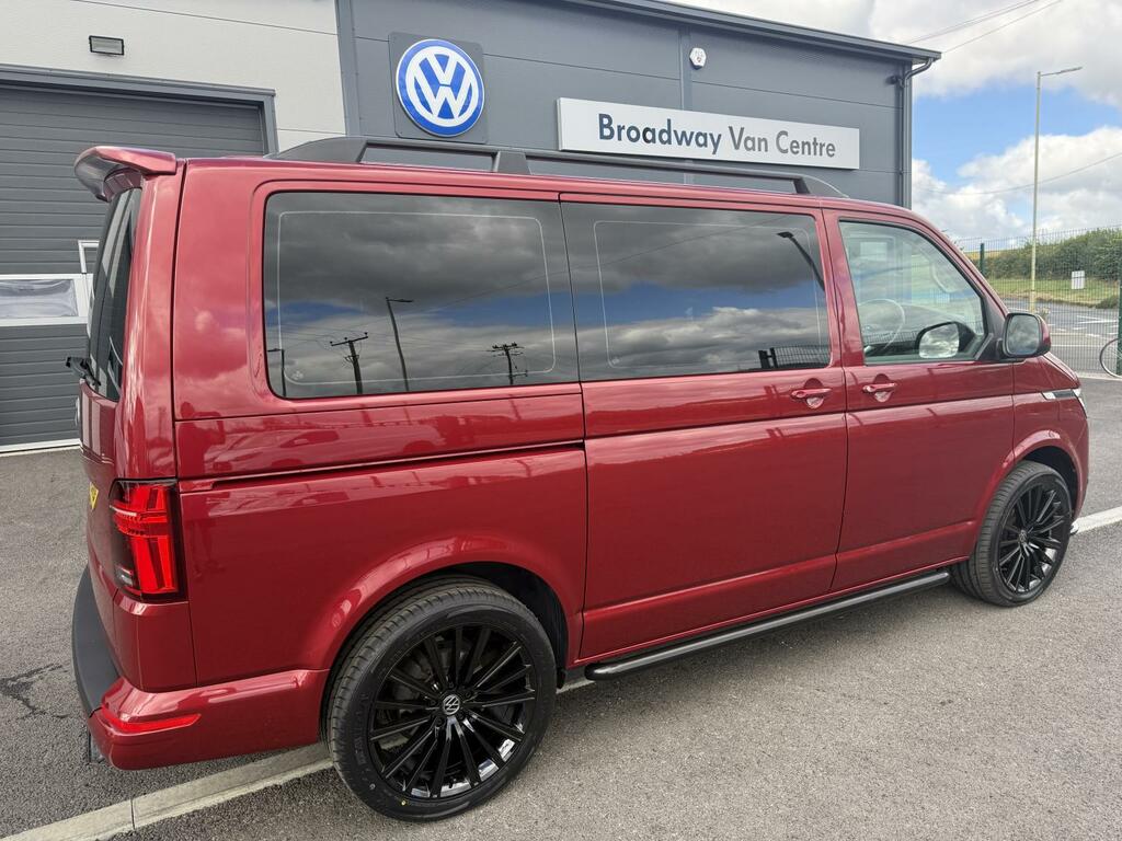 Volkswagen Transporter Shuttle 2.0 Tdi Se 150 7 Speed Dsg Swb In Red #6