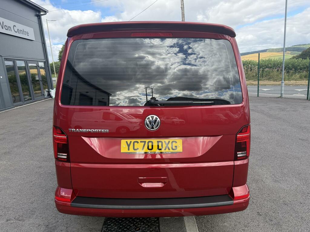 Volkswagen Transporter Shuttle 2.0 Tdi Se 150 7 Speed Dsg Swb In Red #5