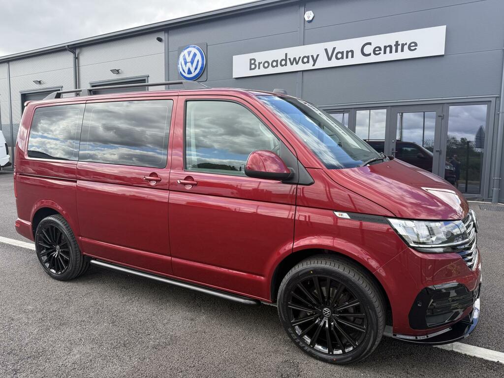 Volkswagen Transporter Shuttle 2.0 Tdi Se 150 7 Speed Dsg Swb In Red #2