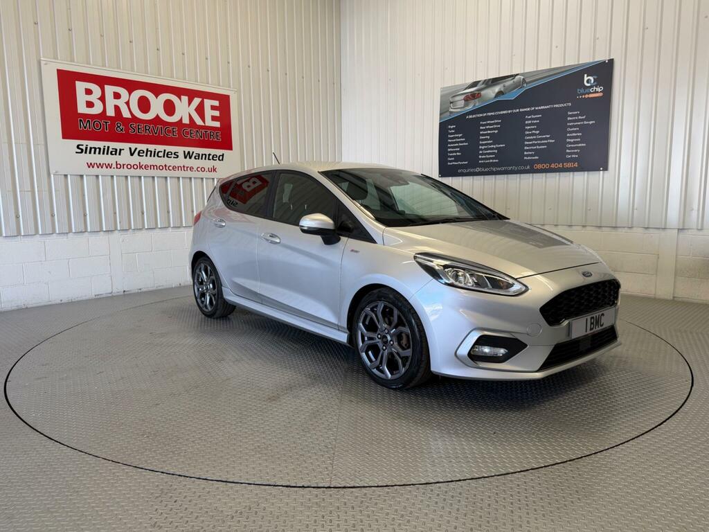 Ford Fiesta 1.0T Ecoboost St-line Euro 6 Ss Silver