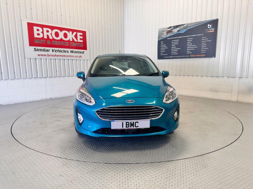 Ford Fiesta 1.0T Ecoboost Titanium Euro 6 Ss EA67CVK Blue #2